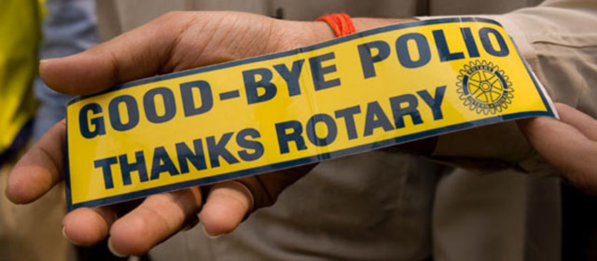 Rotary jobber med å utrydde polio